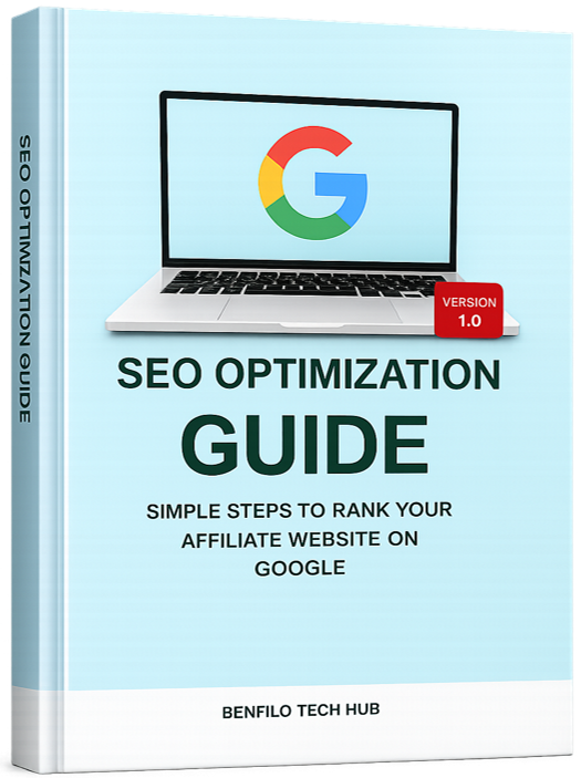 SEO Optimization Guide eBook created by Benfilo Tech Hub