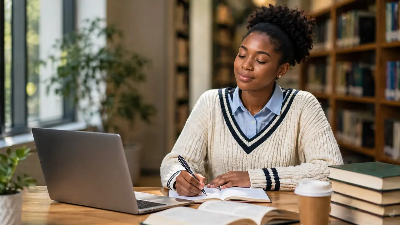 Student learning online
