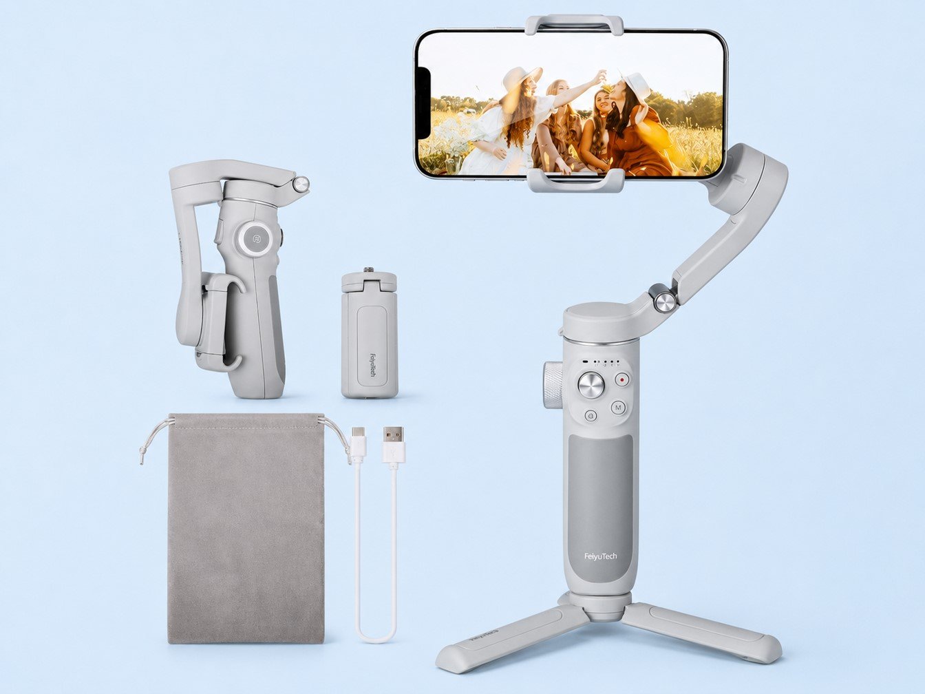 Phone Gimbal Stabilizer For Smooth Video Recording