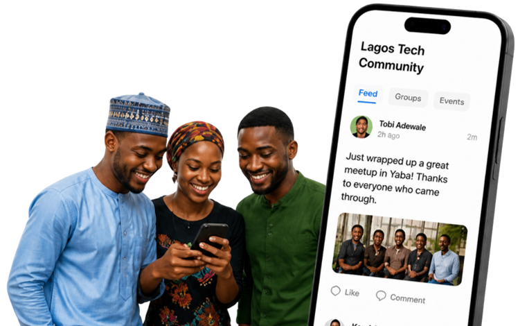 Community membership mobile app preview