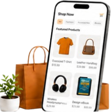 eCommerce mobile app preview