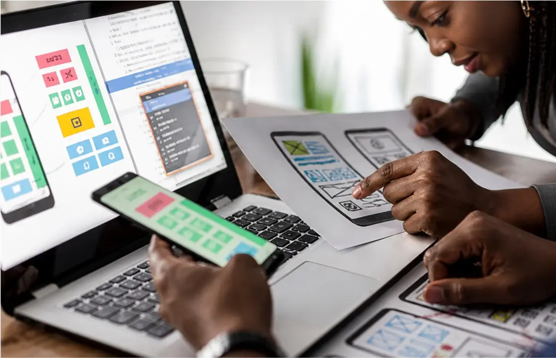 Mobile app development preview for Benfilo Tech Hub