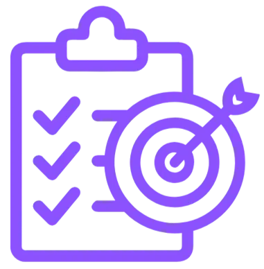 Tell us your website goal icon