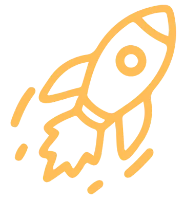 Website launch and support icon