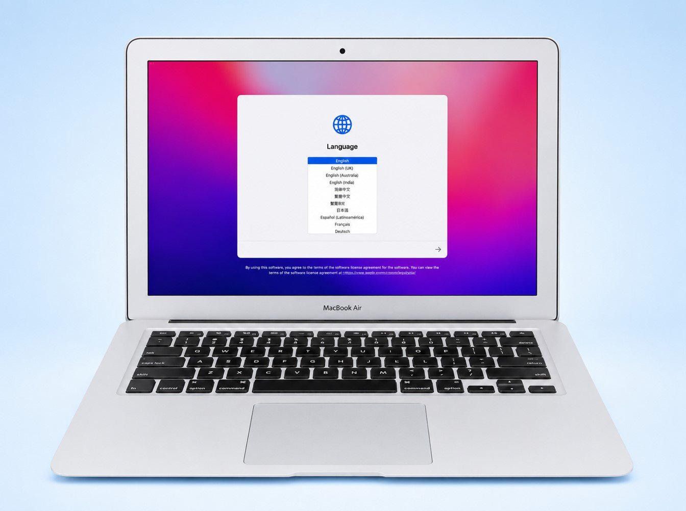 UK used MacBook Air 2017 Core i5 8GB RAM 128GB SSD laptop